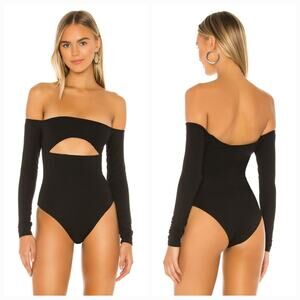 h:ours Appeal Bodysuit in Black Small